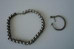 ketting en armband, Ophalen of Verzenden, Zo goed als nieuw, Zilver, Overige materialen