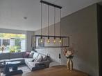 Industriële Eetkamerlamp incl. Lampen, Huis en Inrichting, Lampen | Hanglampen, Ophalen, 50 tot 75 cm, Zo goed als nieuw, Metaal