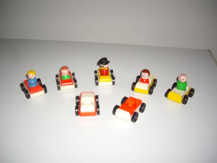 vintaage f p voertuigen   per foto zie omschrijving, Kinderen en Baby's, Speelgoed | Fisher-Price, Auto of Voertuig, Met geluid