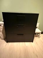 Commode en kledingkast zwart, Kinderen en Baby's, Kinderkamer | Commodes en Kasten, Ophalen, Gebruikt