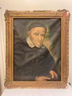 Oud portret van een portret van Sint Vincentius a Paulo., Antiek en Kunst, Kunst | Schilderijen | Klassiek, Ophalen of Verzenden
