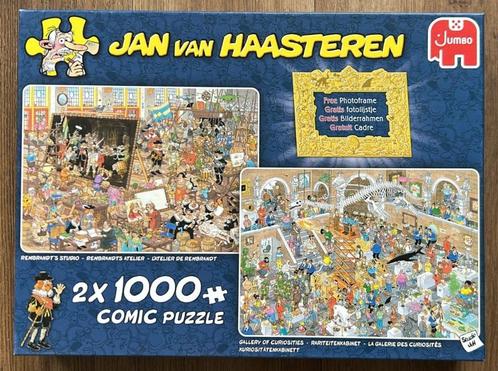 2x puzzels van 1000 stukjes - Jan van Haasteren - P120, Hobby en Vrije tijd, Denksport en Puzzels, Gebruikt, Legpuzzel, 500 t/m 1500 stukjes