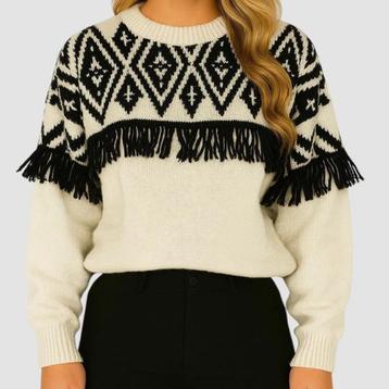 Uwantisell oversized franjes sweater beschikbaar voor biedingen