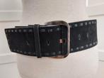 Mooie suede riem   zwart     90cm, Kleding | Dames, Riemen en Ceinturen, Verzenden, Zo goed als nieuw, Zwart, Tailleriem