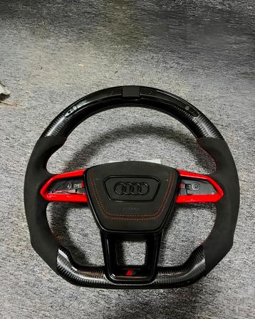 Audi Carbon Stuurwiel LED Indicator C8 A6,RS6,A7, RS7 2019/. beschikbaar voor biedingen