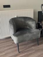Velvet groene fauteuil, Ophalen, Zo goed als nieuw, 50 tot 75 cm