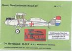 Classic Plane De Havilland DH.9 Ambulance Ned. Indie 1/72, Nieuw, Overige merken, Vliegtuig, 1:72 tot 1:144