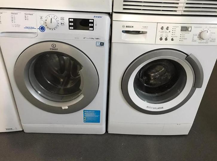 BUDGET WASMACHINES – ACTIE!  Heerenveen, Witgoed en Apparatuur, Wasmachines, Zo goed als nieuw, Voorlader, 6 tot 8 kg, 85 tot 90 cm