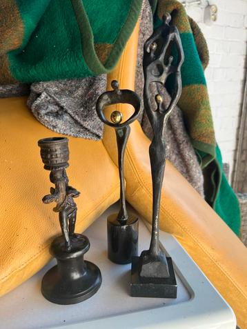 3 Bronzen Beeldjes beschikbaar voor biedingen