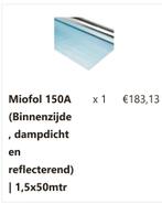 Miofol 150A, isolerende folie, 1,5 x 13 meter, Doe-het-zelf en Verbouw, Isolatie en Afdichting, Minder dan 4 cm, Overige materialen