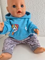 Baby Born kleertjes 2 delig setje Jongen Babyborn Excl.pop, Kinderen en Baby's, Speelgoed | Poppen, Ophalen of Verzenden, Zo goed als nieuw