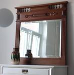 Spiegel hout, Antiek en Kunst, Antiek | Spiegels, 50 tot 100 cm, Minder dan 100 cm, Ophalen of Verzenden, Vierkant