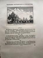 058 / Haarlem de Groote Houtpoort Kopergravure 1731, Antiek en Kunst, Ophalen of Verzenden