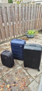 3 koffers, Sieraden, Tassen en Uiterlijk, Koffers, Ophalen, Zo goed als nieuw, Hard kunststof