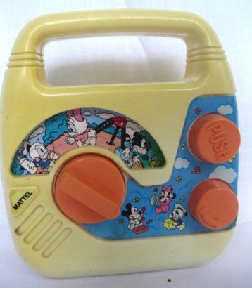 Mattel Roxy Toys Vintage Speelgoedradio/Muziekdoos beschikbaar voor biedingen