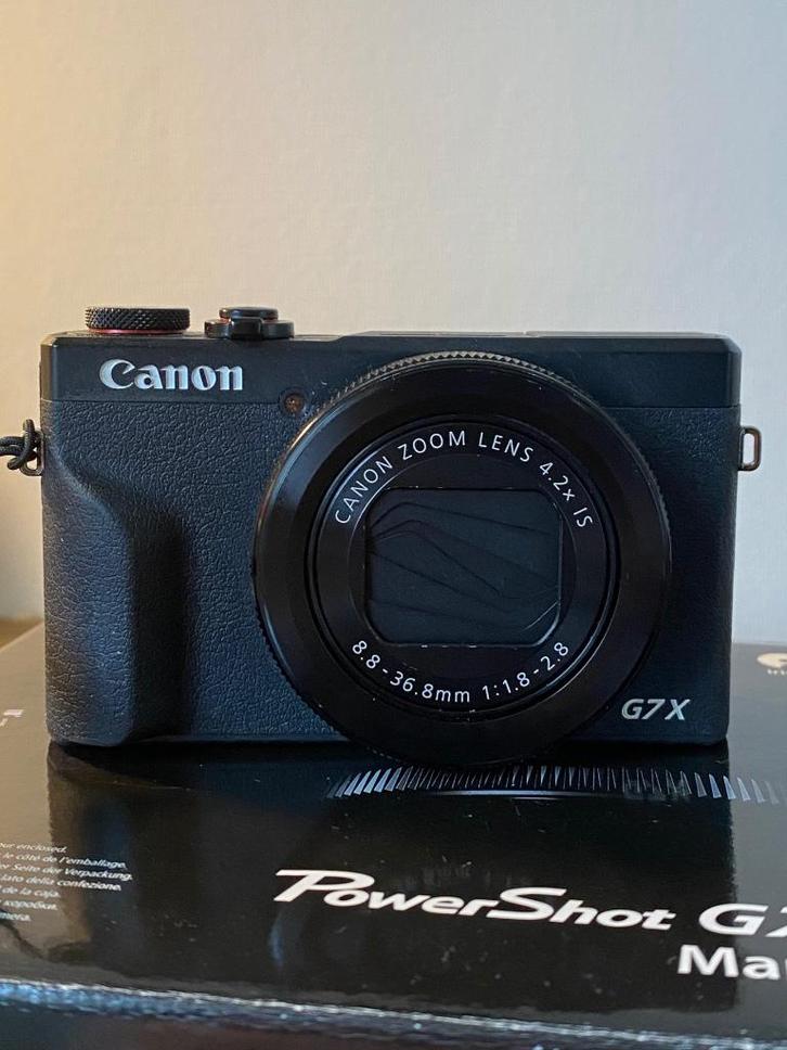 Canon PowerShot G7 X Mark III, Audio, Tv en Foto, Fotocamera's Digitaal, Zo goed als nieuw, Compact, Canon, 4 t/m 7 keer, Ophalen