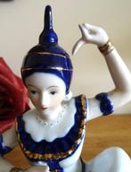 Thai Siamese Temple Dancer. Handbeschilderd. Is 20 cm hoog, Antiek en Kunst, Verzenden