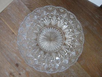 Crystal Anchor Hocking Star  GROTE SCHAAL KRISTALLEN beschikbaar voor biedingen
