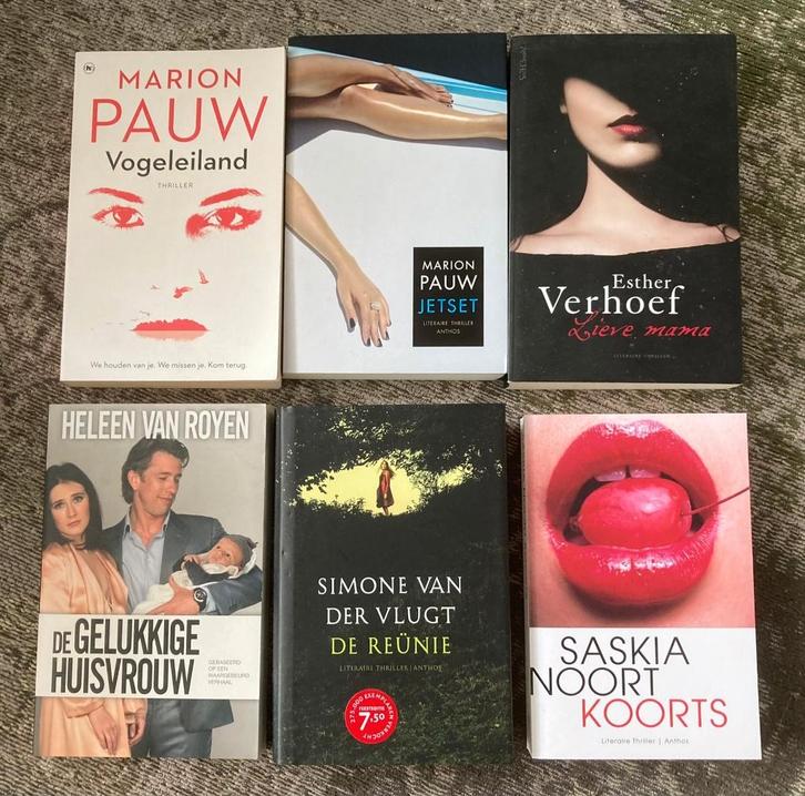 Zes Nederlandse Thrillers prijs is incl. verzending, Boeken, Thrillers, Zo goed als nieuw, Nederland, Verzenden