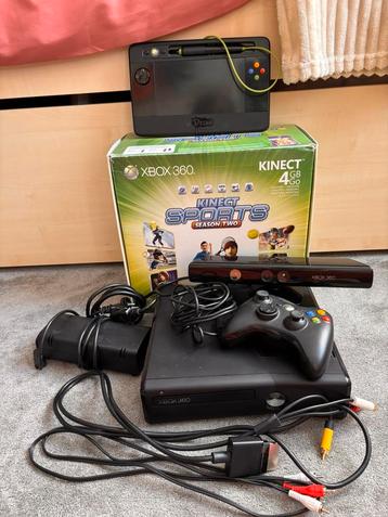 Xbox360-4GB-incl controller, tekentablet, kinect scanner beschikbaar voor biedingen