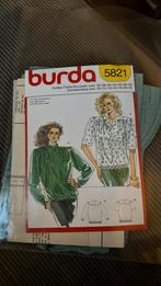 Burda vintage naaipatroon blouse lange en korte mouw, Hobby en Vrije tijd, Kledingpatronen, Ophalen of Verzenden, Burda