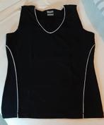 Esprit sports top/hemdje,zwart met wit biesje.Mt.42. Als nw., Kleding | Dames, Sportkleding, Maat 42/44 (L), Ophalen of Verzenden