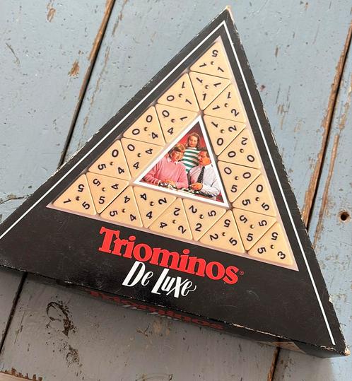 Triominos de luxe, Hobby en Vrije tijd, Gezelschapsspellen | Bordspellen, Ophalen of Verzenden