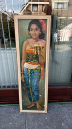 Schilderij Indonesische vrouw, Ophalen