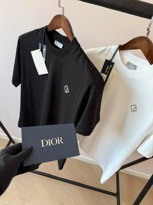 Christian DIOR t-shirt zwart en wit, Kleding | Heren, T-shirts, Nieuw, Maat 56/58 (XL), Wit, Verzenden