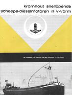 Scheepvaart / Scheepsvaartmotoren Kromhout folder, Verzenden, Gebruikt, Motorboot, Boek of Tijdschrift