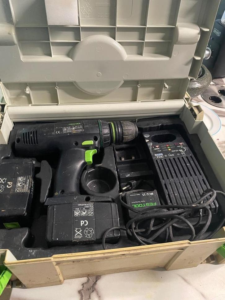 Accu boor machine Festool, Doe-het-zelf en Verbouw, Gereedschap | Boormachines, Gebruikt, Boor- en Schroefmachine, Ophalen