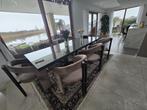 Mooie tafel voor 8 personen (zonder stoelen), Ophalen, Gebruikt, Vijf personen of meer, Glas