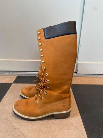 Timberland Premium dames veterboot - Geel nubuck - Maat 39 beschikbaar voor biedingen