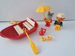 Lego Fabuland 3622 - Rowboat with Lionel Lion & Hannah Hippo, Ophalen of Verzenden, Gebruikt, Complete set, Lego