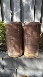 2 Grote Bloempotten - Aardewerk, Gebruikt, Rond, Binnen, Ophalen of Verzenden