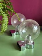 Vintage Jaren 70 Space Age Wandlampen Set retro bubbeltjes, Antiek en Kunst, Antiek | Lampen, Ophalen of Verzenden