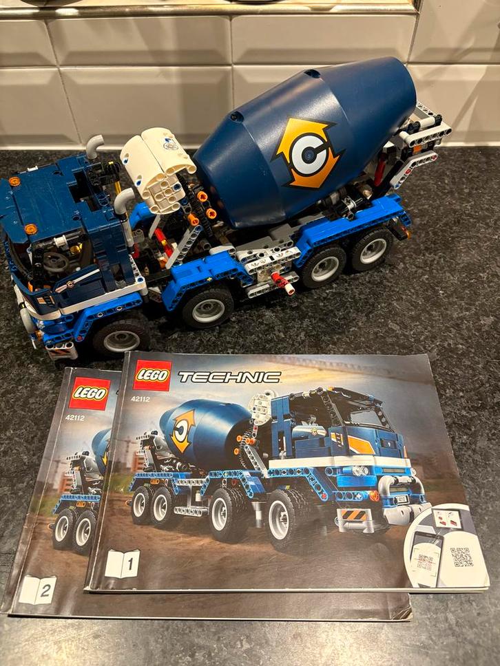 Lego Technic 42112 Betonmixer, Kinderen en Baby's, Speelgoed | Duplo en Lego, Zo goed als nieuw, Lego, Complete set, Ophalen