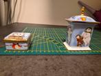 2 trinketboxes emaille Border Fine Arts Engeland genummerd, Ophalen of Verzenden, Gebruikt