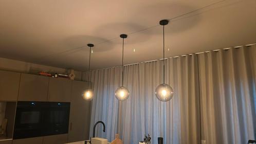 BOLIA Orb hanglampen, Huis en Inrichting, Lampen | Hanglampen, Zo goed als nieuw, Minder dan 50 cm, Glas, Ophalen of Verzenden
