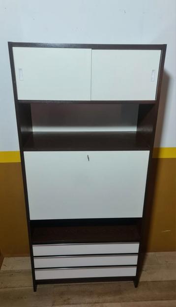 Vintage, design Poul Cadovius kast/wandmeubel KLM. beschikbaar voor biedingen