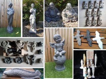 Braderie markt kofferbakverkoop beeldjes beton huis tuin beschikbaar voor biedingen