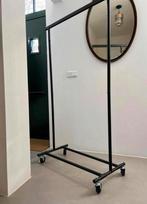 2x Verrijdbaar metalen Kledingrek - Inklapbaar, Ophalen, Met wielen, Gebruikt