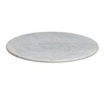 Rond marmer tafelblad 60 cm met montageplaat