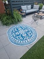 Buitenkleed blauw wit / waterbestendig, Tuin en Terras, Overige Tuin en Terras, Ophalen, Zo goed als nieuw