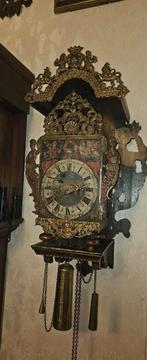 Grote antieke vroege friese stoelklok, Ophalen of Verzenden