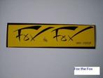 Originele sticker van Popgroep "Fox the Fox" (47) 1983, Ophalen of Verzenden, Zo goed als nieuw