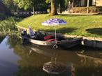 Stalen sloep schouw vlet “Hannes”  5,5 meter en trailer, Watersport en Boten, Motorboten en Motorjachten, 10 tot 30 pk, Gebruikt