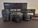 Canon EOS RP body + 3 lenzen, Audio, Tv en Foto, Fotocamera's Digitaal, Ophalen, Gebruikt, Canon, 26 Megapixel