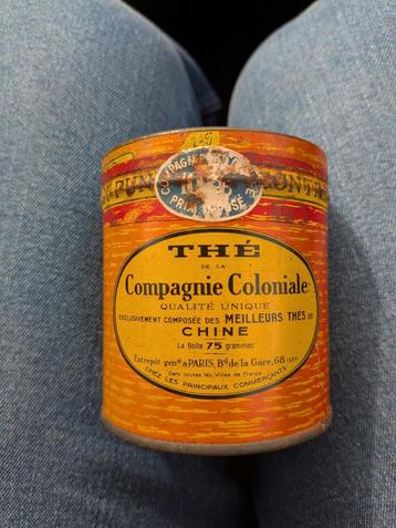 Compagnie Coloniale Thee Blik - Jaren 30 - Geseald! beschikbaar voor biedingen