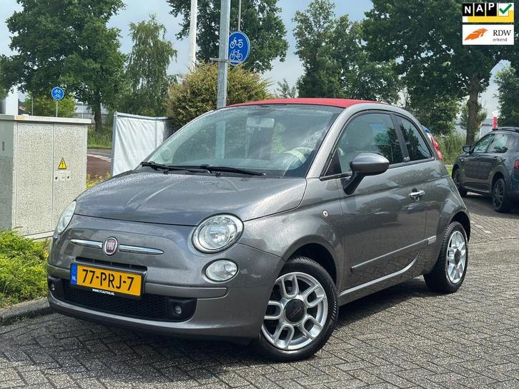 Fiat 500 C 1.2 Pop AUTOMAAT cabriolet nap, Auto's, Fiat, Bedrijf, Te koop, 500C, ABS, Airbags, Airconditioning, Centrale vergrendeling